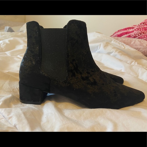 Topshop velvet booties - Picture 3 of 7